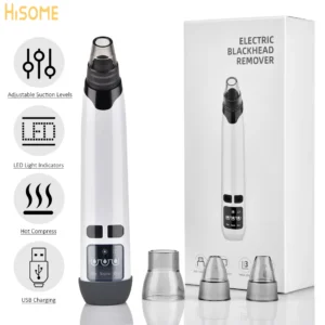 Electric Blackhead Remover – Vacuum Pore Cleaner with LED